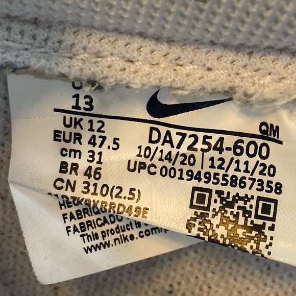 Nike Blazer Low '77 Suede University Red White DA7254-600 Men's Size 13 - Picture 3 of 6